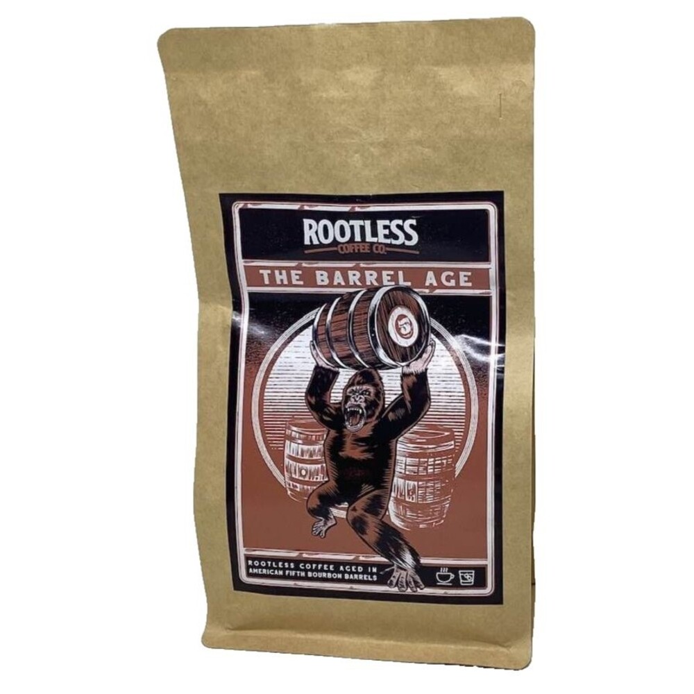 Rootless Coffee Co Barrel Age No X in Espresso Whole Bean Bag Medium Lot 2 Flint - Picture 6 of 9